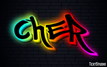 Cher Text effect