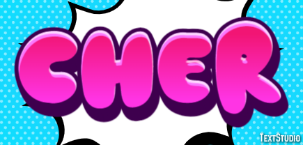 Cher Text effect