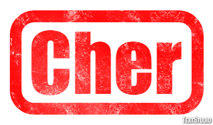 Cher Effet de Texte