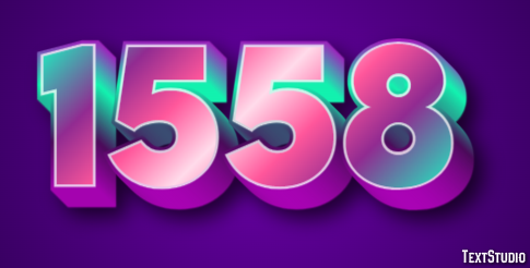 1558 Text Effect