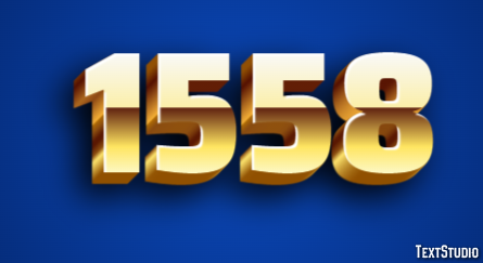 1558 Text Effect