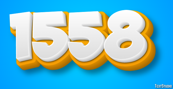 1558 Text Effect