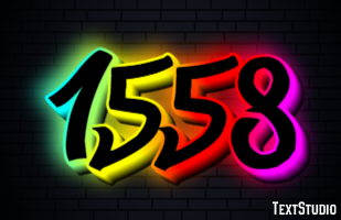 1558 Text Effect