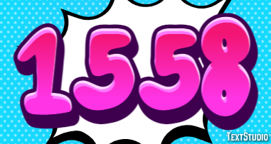 1558 Text Effect