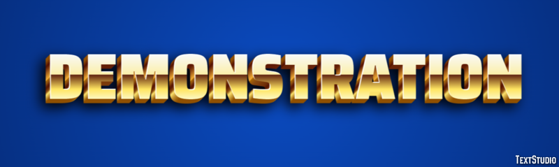 Demonstration Text Effect