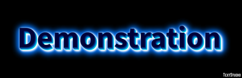 Demonstration Text Effect