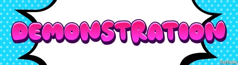 Demonstration Text Effect