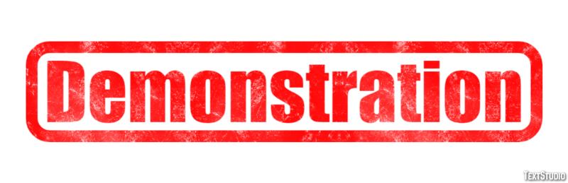 Demonstration Text Effect