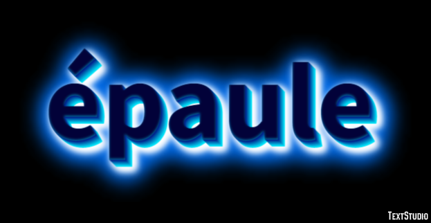 épaule Effet de Texte