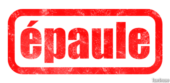 épaule Effet de Texte