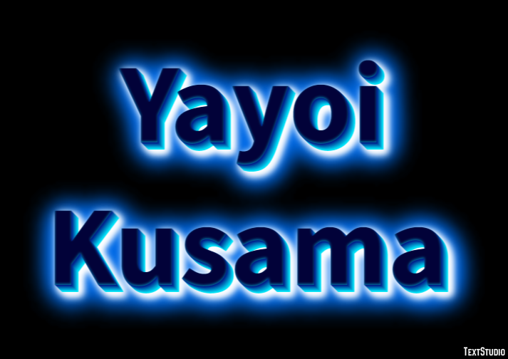 Yayoi Kusama Text Effect