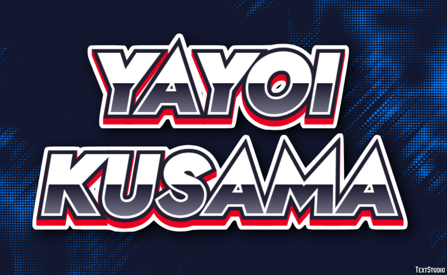 Yayoi Kusama Text Effect