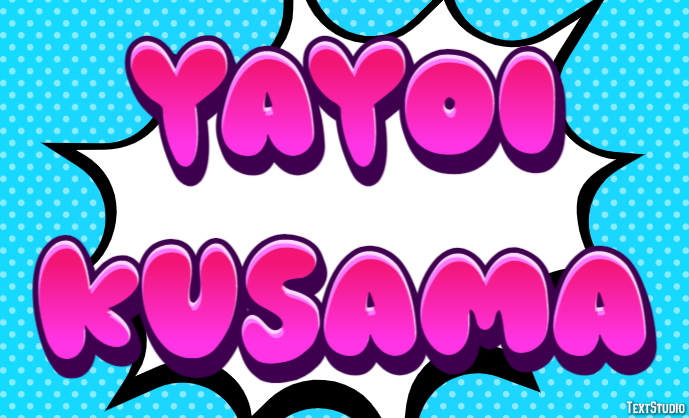 Yayoi Kusama Text Effect