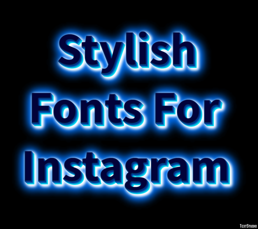 Stylish Fonts For Instagram Effetto testo