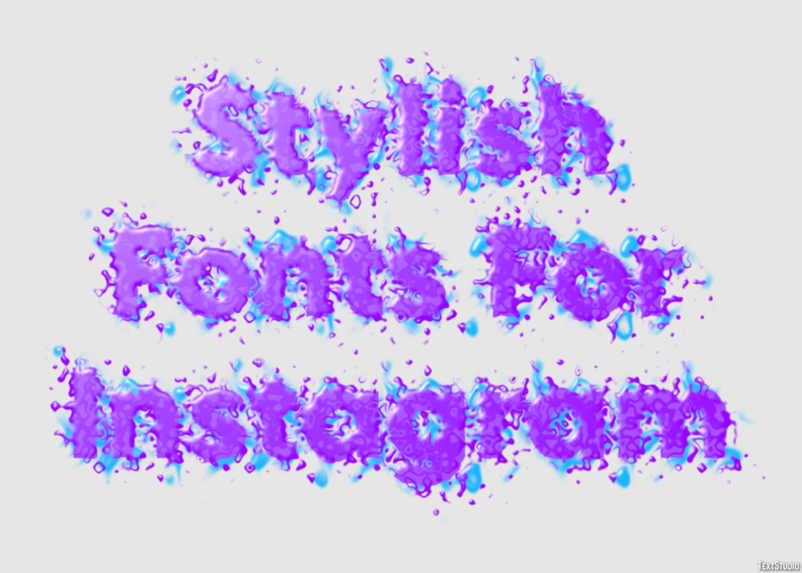 Stylish Fonts For Instagram Effetto testo