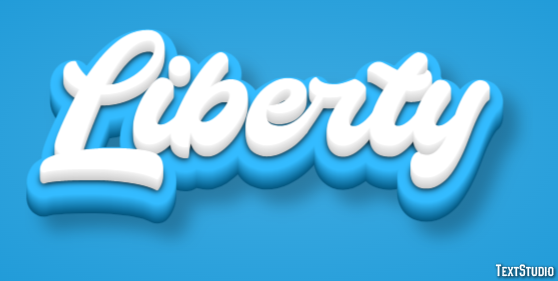 Liberty Efekt tekstowy