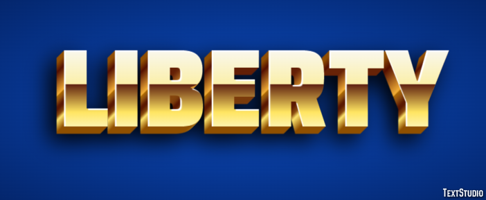 Liberty Efekt tekstowy