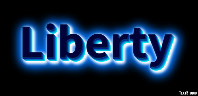 Liberty Эффект текста