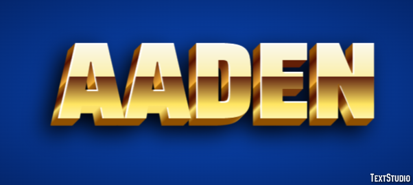 Aaden Efeito de texto