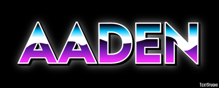 Aaden Efeito de texto