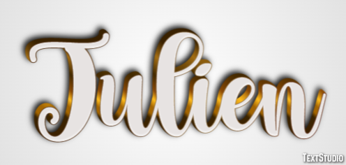 Julien Text effect