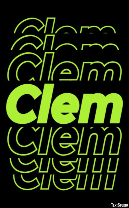 Clem Tekst Effect