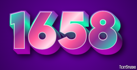 1658 Text Effect