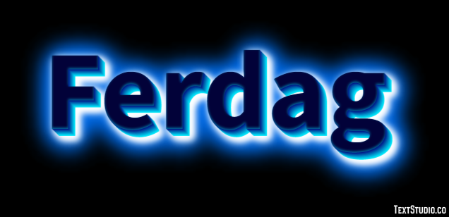 Ferdag Efekt tekstowy