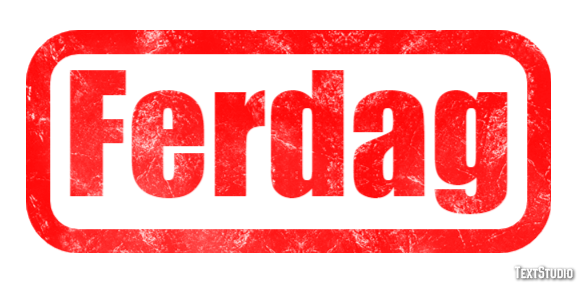 Ferdag Text Effect