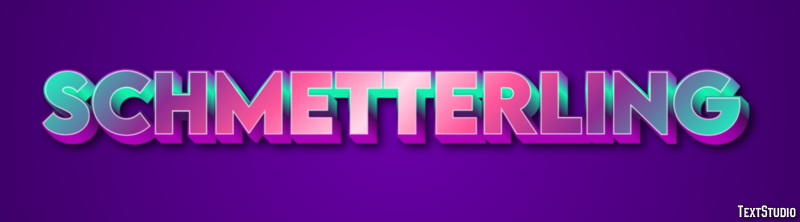 Schmetterling Text Effect