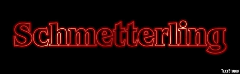 Schmetterling Texteffekt