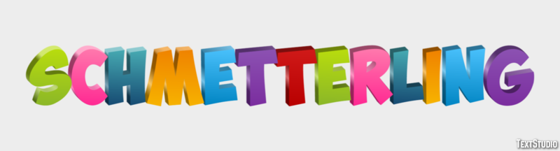 Schmetterling Text Effect