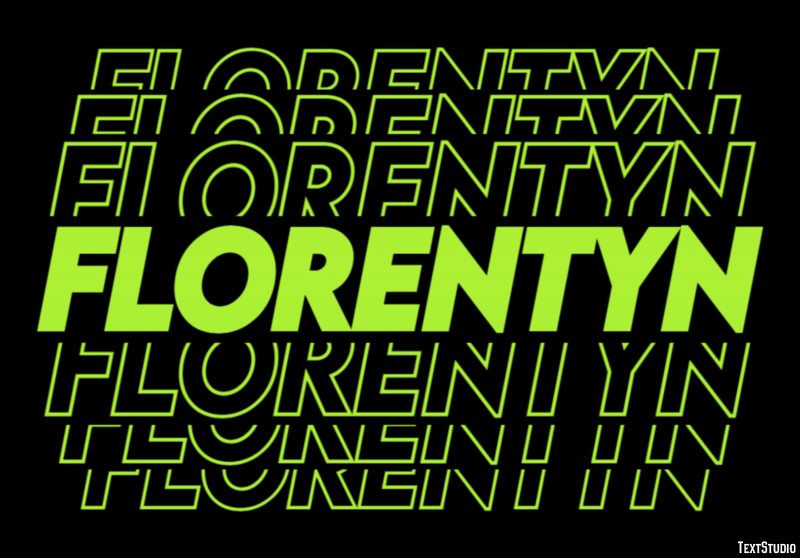 Florentyn Efekt tekstowy