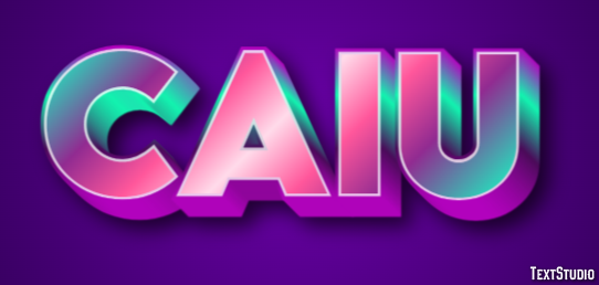 Caiu Effet de texte