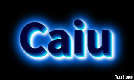 Caiu Effet de texte