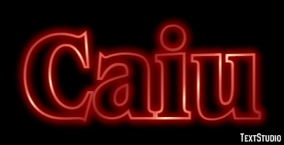 Caiu Effet de texte
