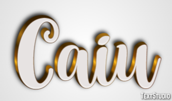 Caiu Effet de texte