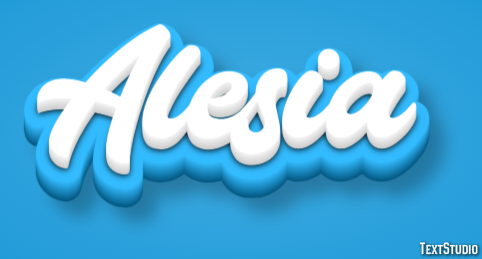 Alesia Text effect