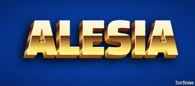 Alesia Text effect