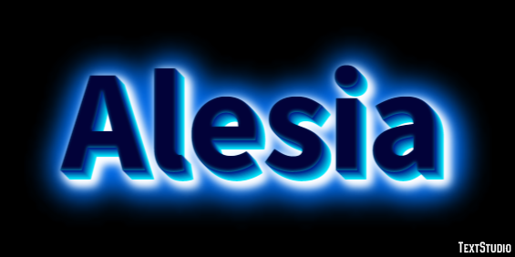 Alesia Text effect