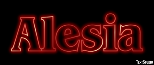 Alesia Text effect