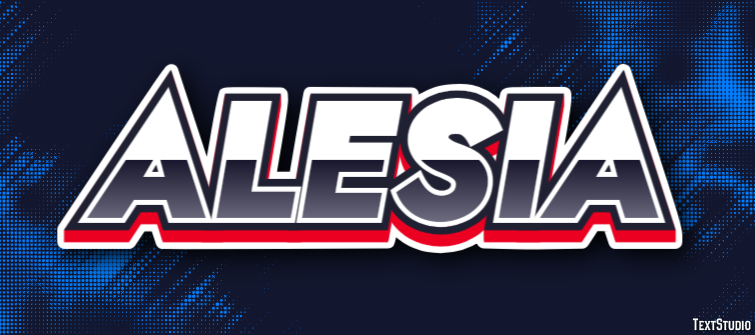 Alesia Text effect