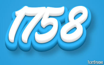 1758 Text Effect