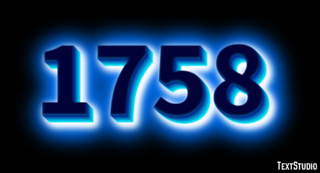 1758 Text Effect
