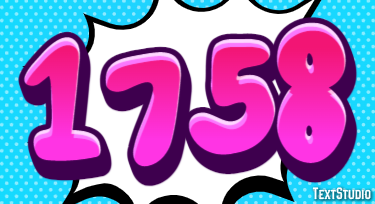 1758 Text Effect