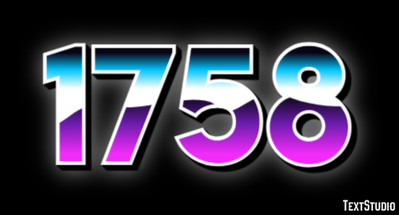 1758 Text Effect