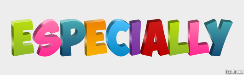 Especially Text Effect