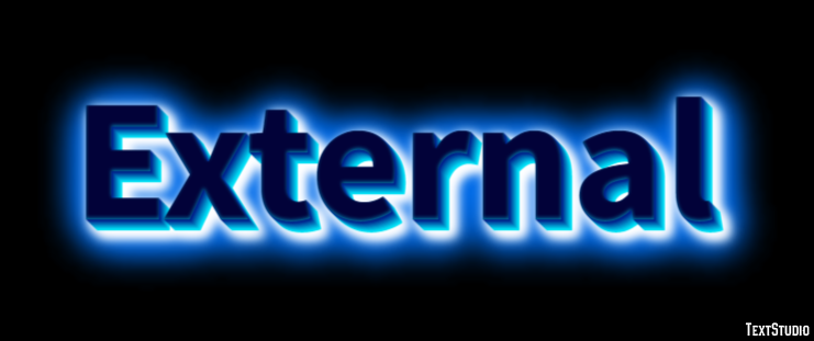 External Text Effect