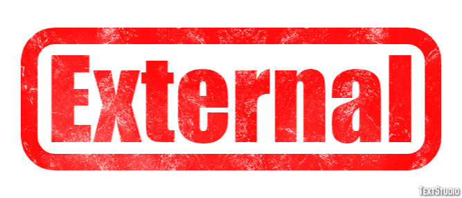 External Эффект текста