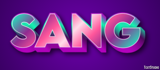 Sang Эффект текста